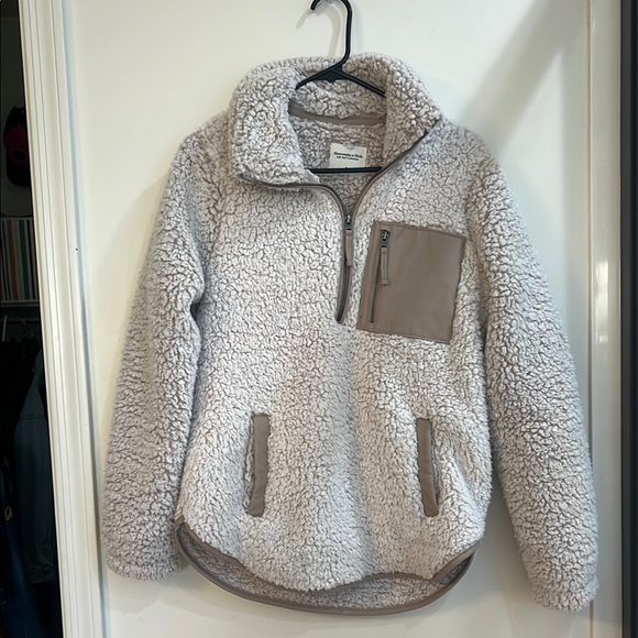 Sherpa Pullover Sweater - Picture 1 of 4